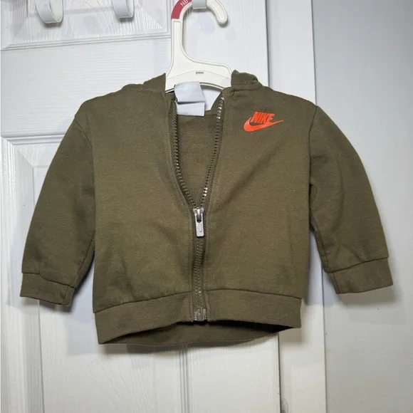 Nike Khaki Green Infant Hoodie - Picture 1 of 4